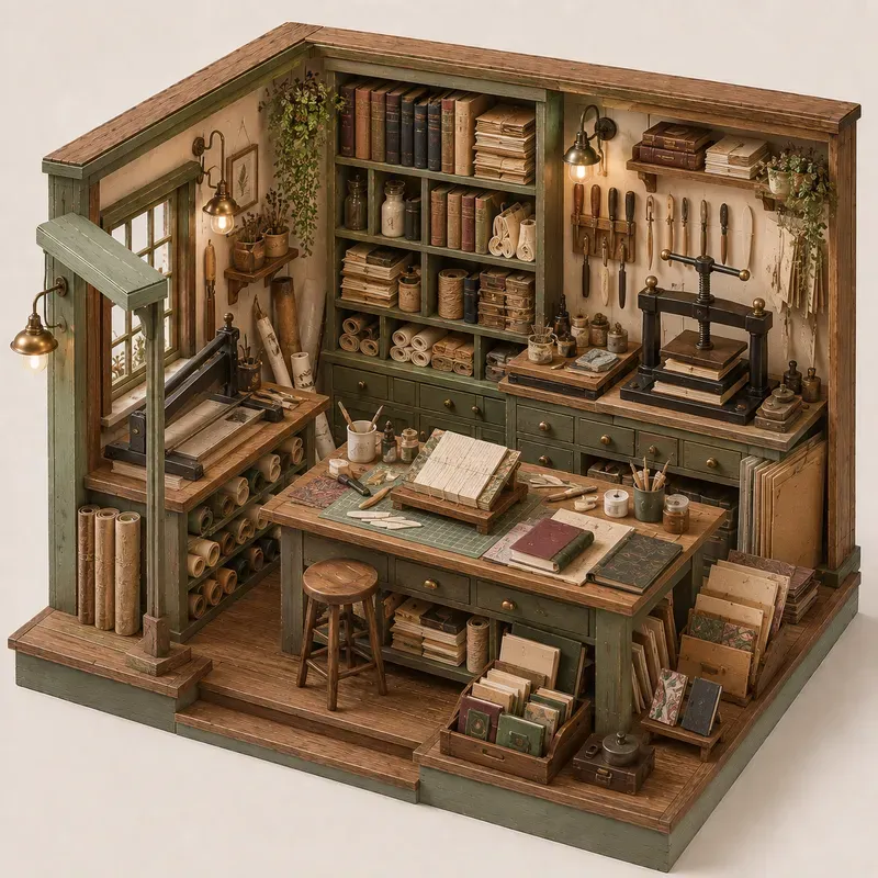 Cozy Creative Business Isometric Shops