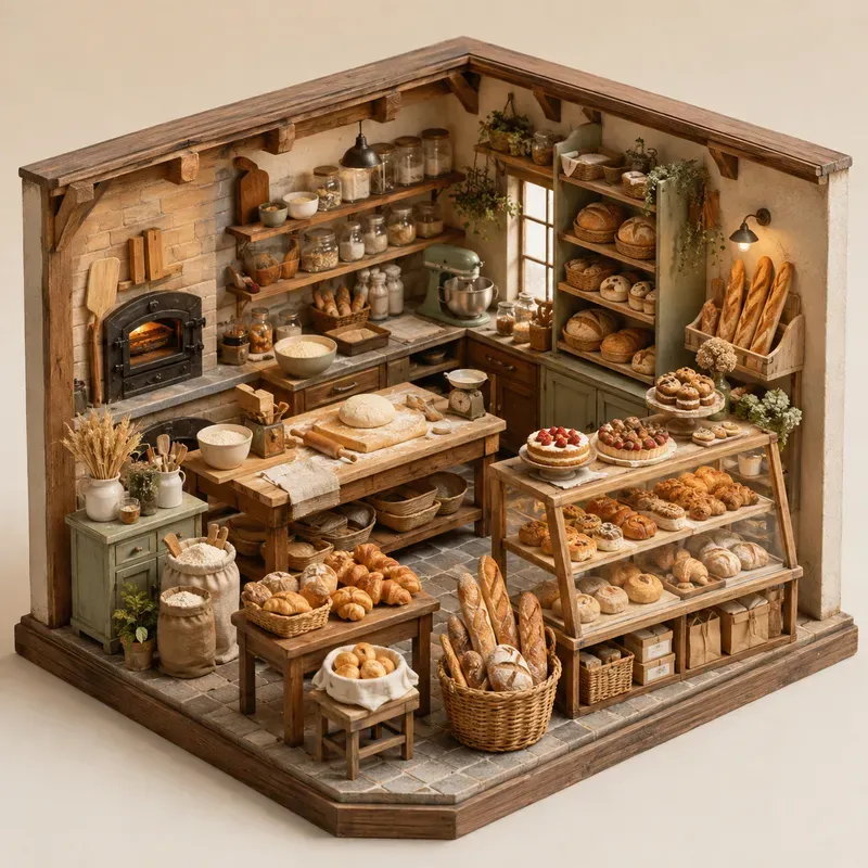 Cozy Creative Business Isometric Shops