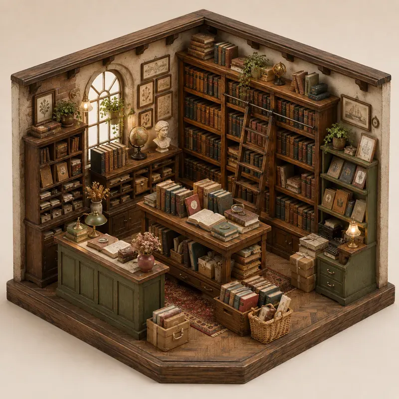 Cozy Creative Business Isometric Shops