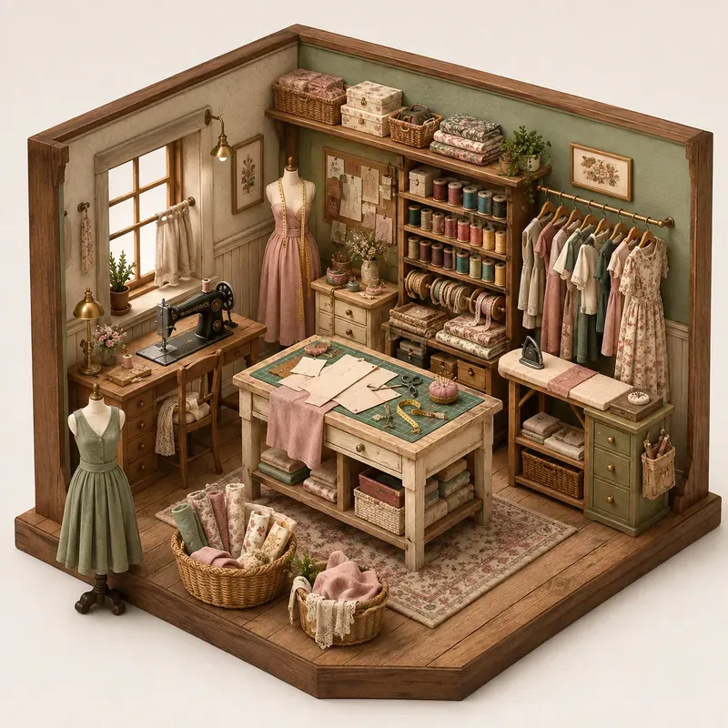 Cozy Creative Business Isometric Shops