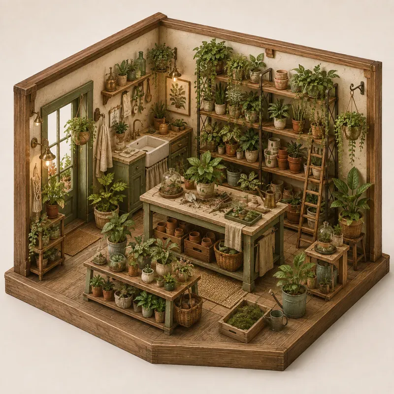 Cozy Creative Business Isometric Shops