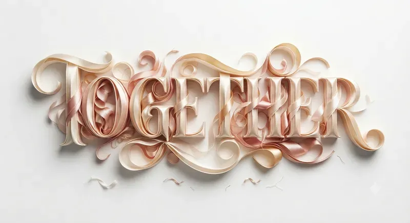 Love Themed Typography Art