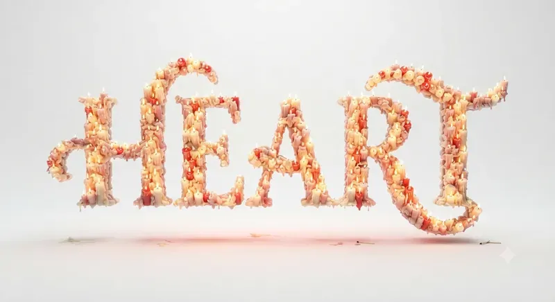 Love Themed Typography Art