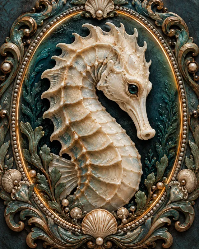 Sculpted Animal Cameo Portraits