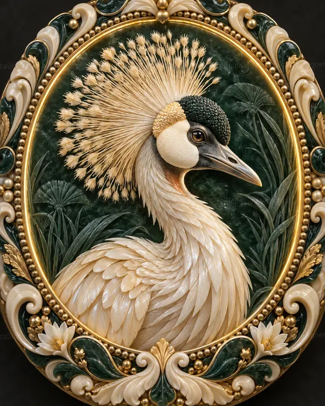 Sculpted Animal Cameo Portraits