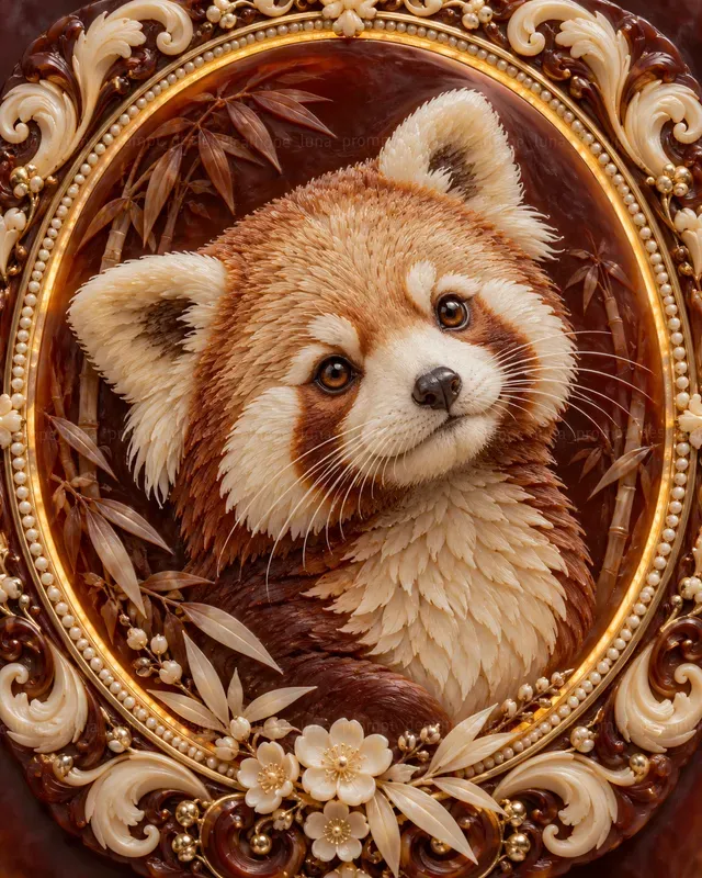 Sculpted Animal Cameo Portraits