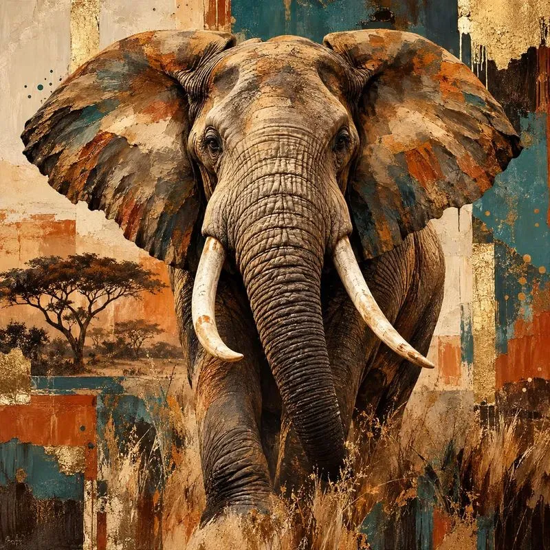 Wild Animal Contemporary Wall Art