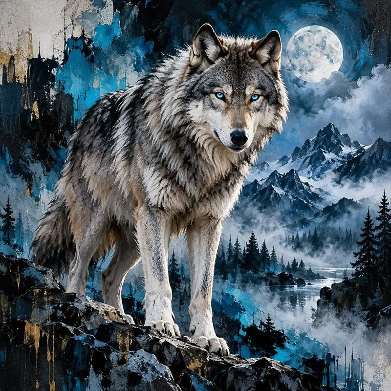 Wild Animal Contemporary Wall Art