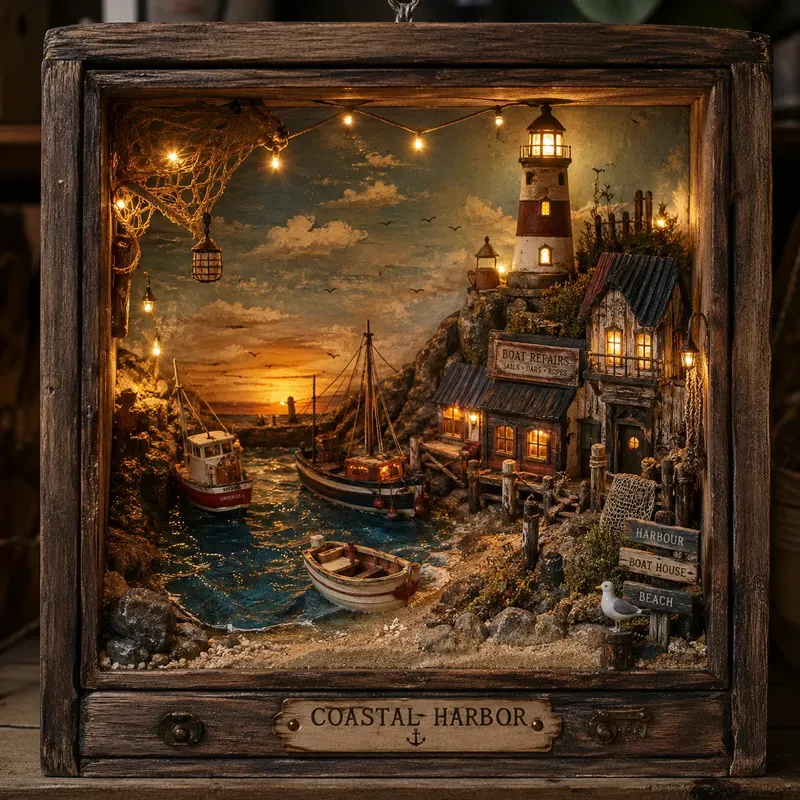 Miniature Diorama Shadow Boxes