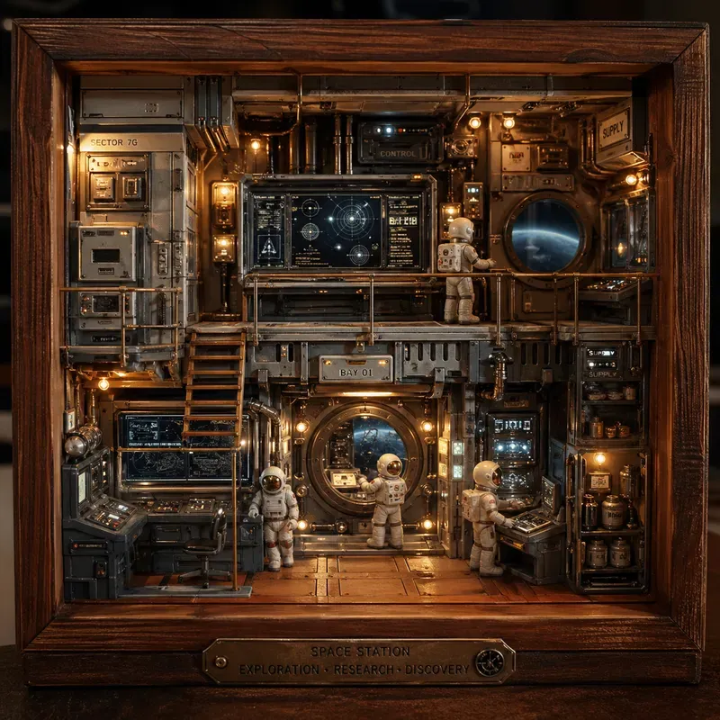 Miniature Diorama Shadow Boxes