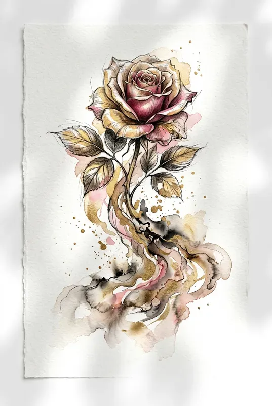 Watercolor Highfashion Art Prints