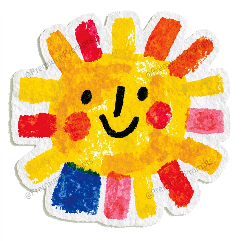 Meteo Weather Themed Stickers Cliparts