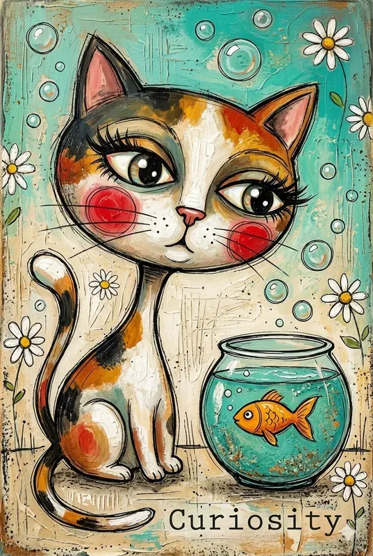 Whimsical Folk Art Character Canvases