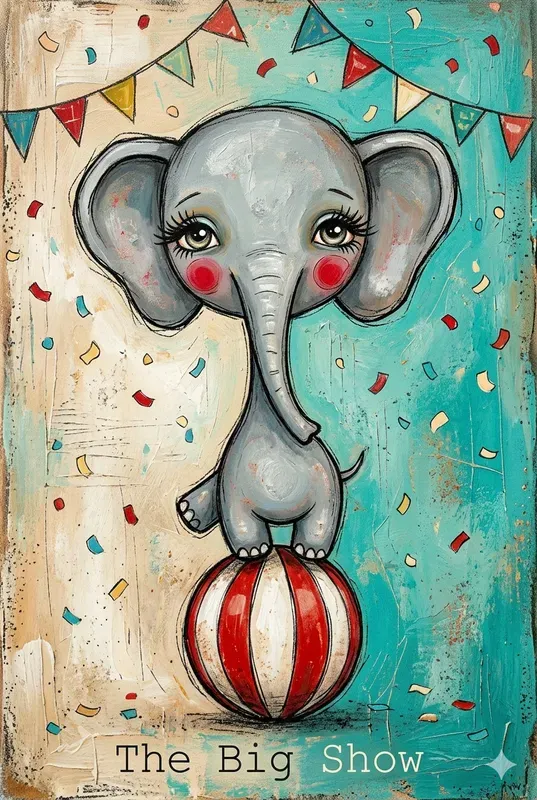 Whimsical Folk Art Character Canvases