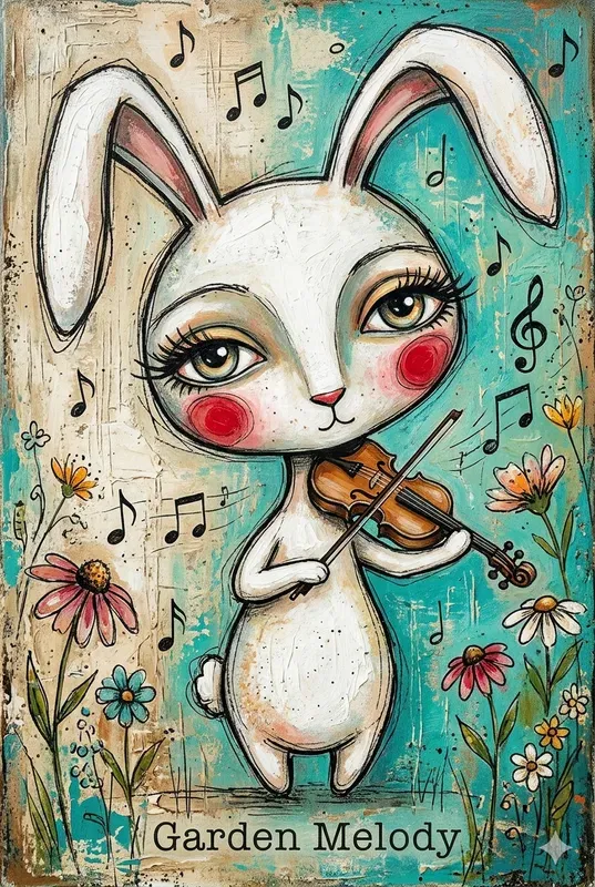 Whimsical Folk Art Character Canvases