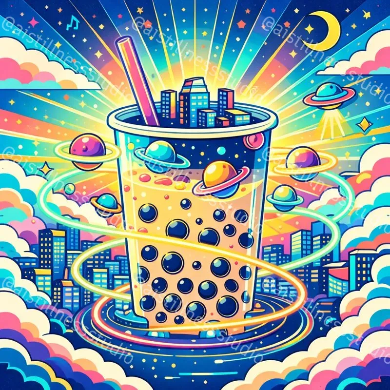 Neopop Surreal Vector Illustrations