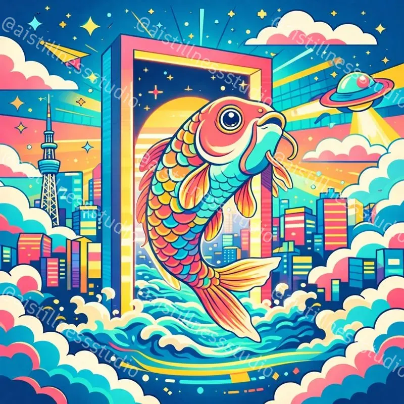 Neopop Surreal Vector Illustrations