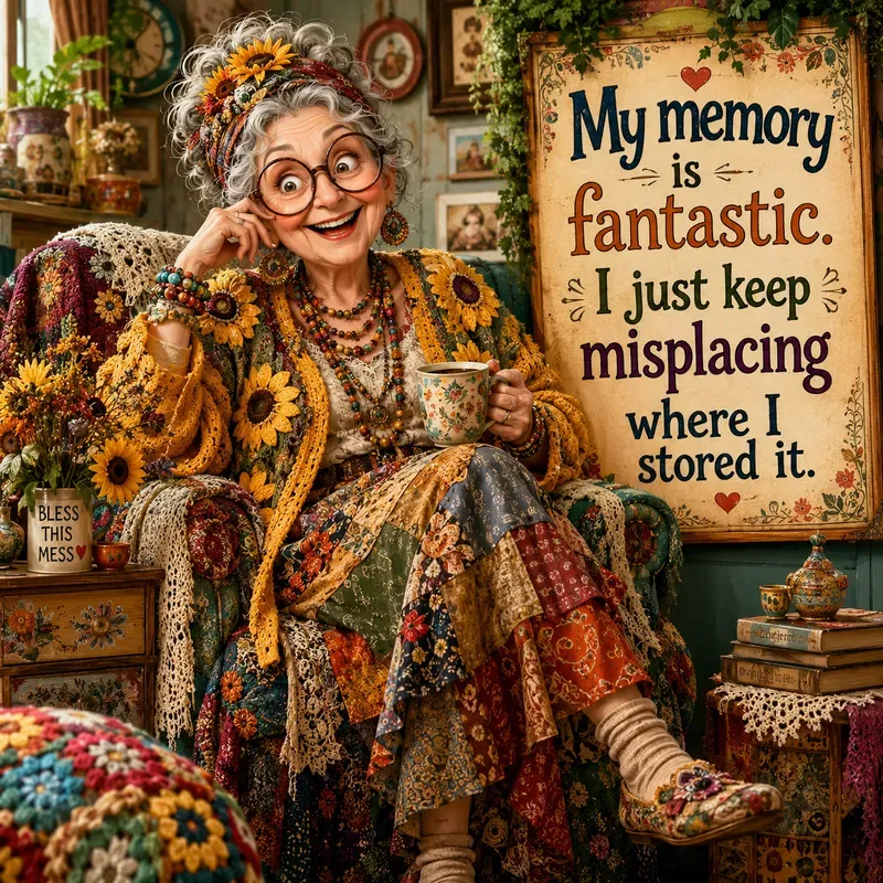 Groovy Grandma Humor Posters