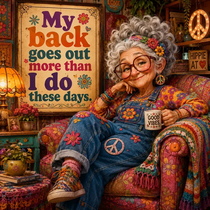 Groovy Grandma Humor Posters