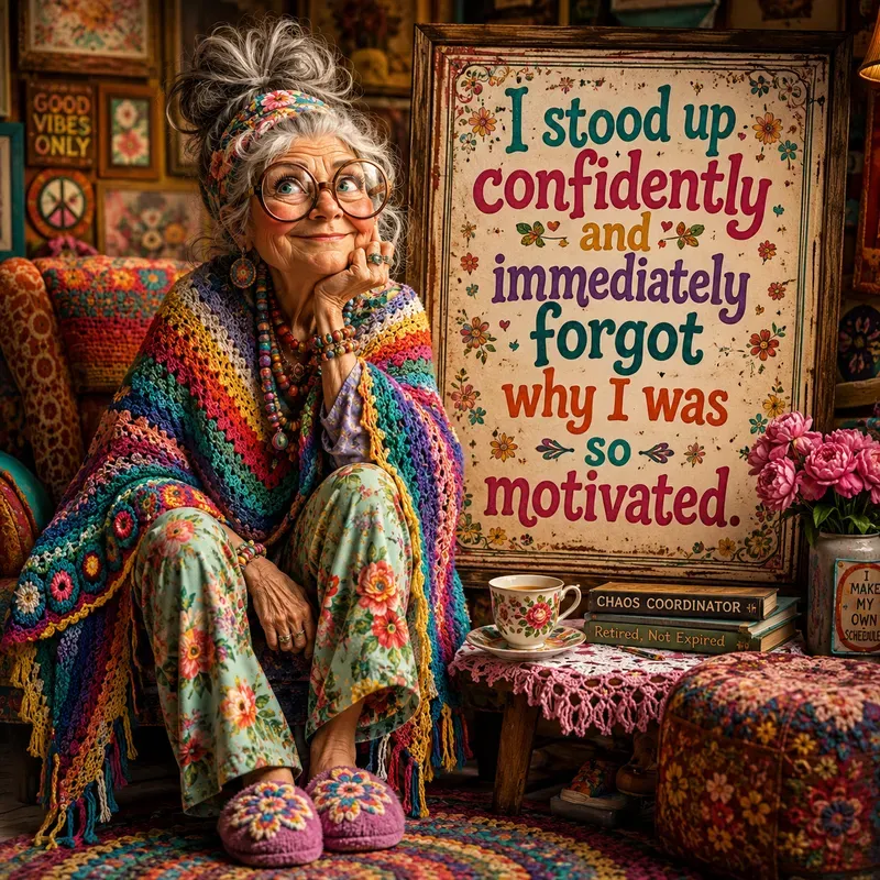 Groovy Grandma Humor Posters