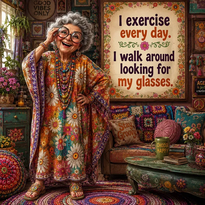 Groovy Grandma Humor Posters