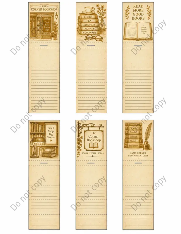 Junk Journal Matchbook Note Sheets