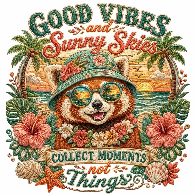 Vintage Summer Embroidery Art Sets