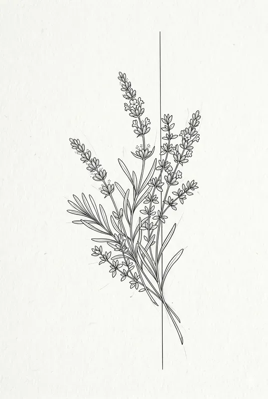Scandinavian Botanical Line Art Prints