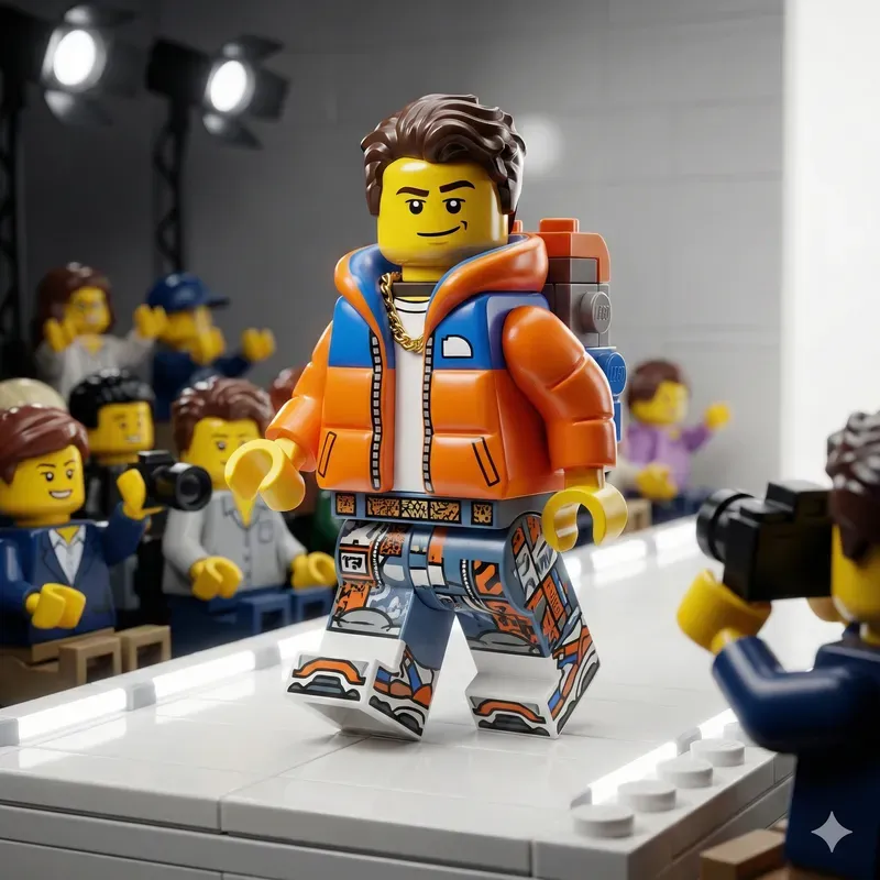 Custom Lego Fashion Runway Models