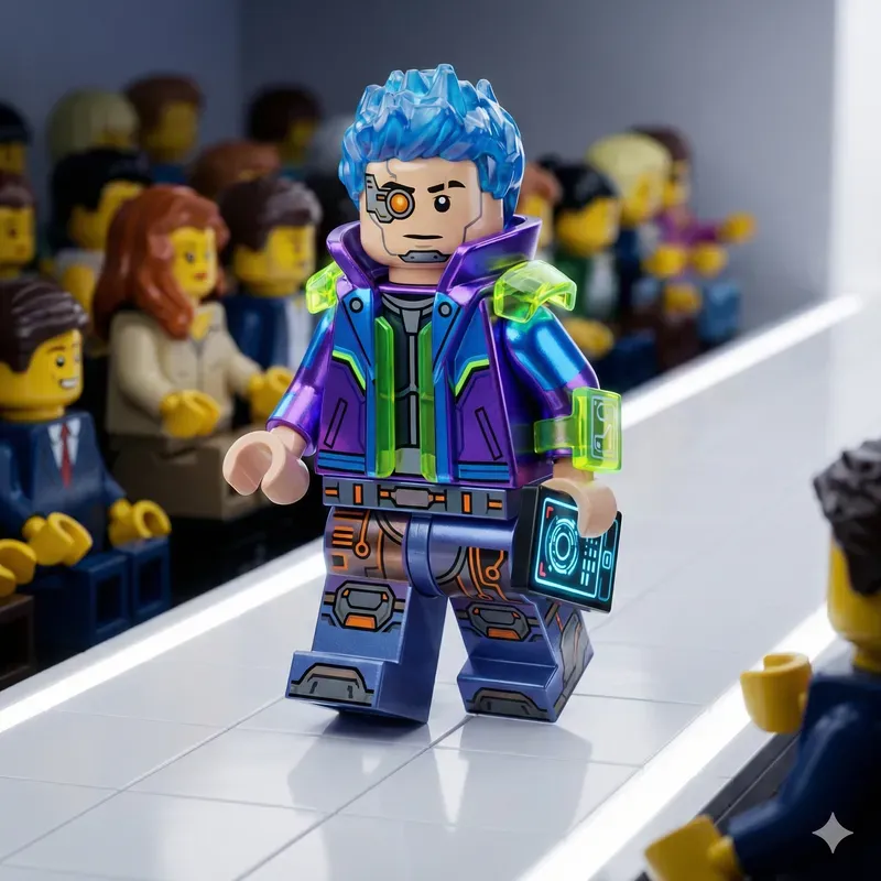 Custom Lego Fashion Runway Models