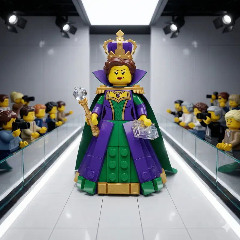 Custom Lego Fashion Runway Models