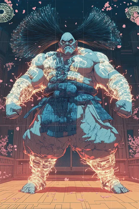 Cyber Edo Sumo Warriors