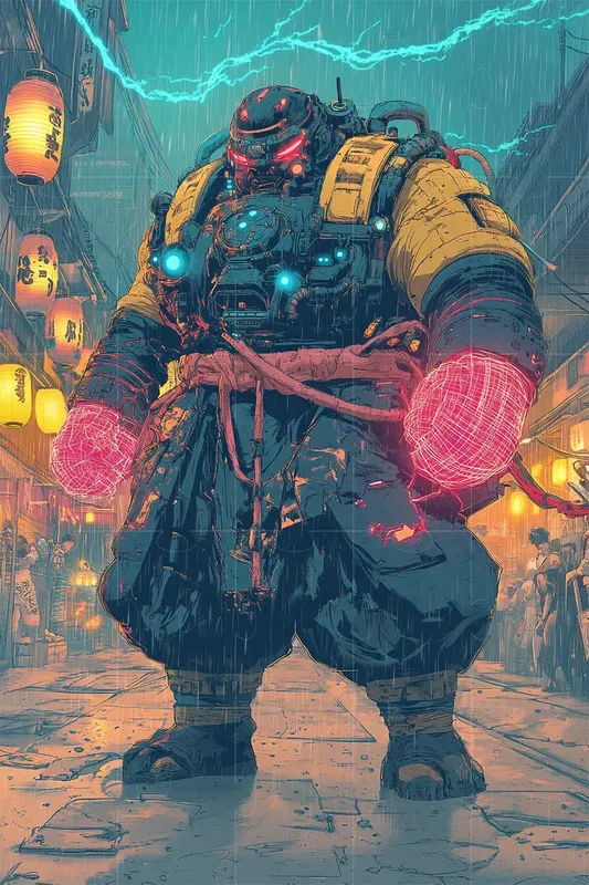 Cyber Edo Sumo Warriors