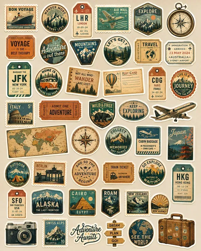 Collectible Sticker Set Generator