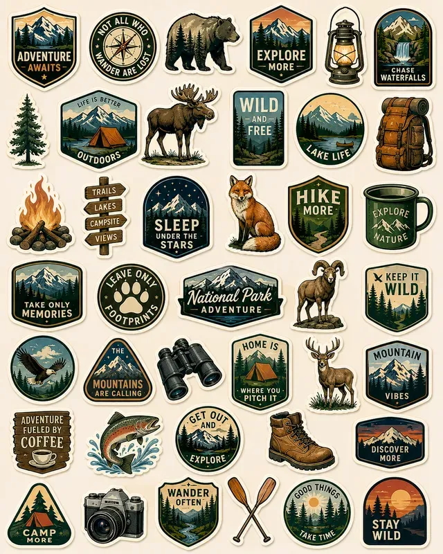 Collectible Sticker Set Generator