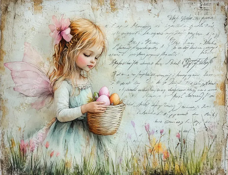 Vintage Easter Ephemera Postcards
