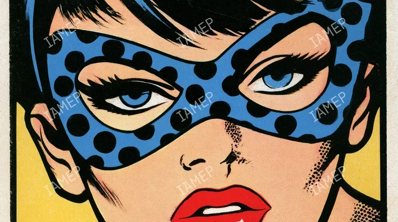 Retro Popcomic Editorial Scenes