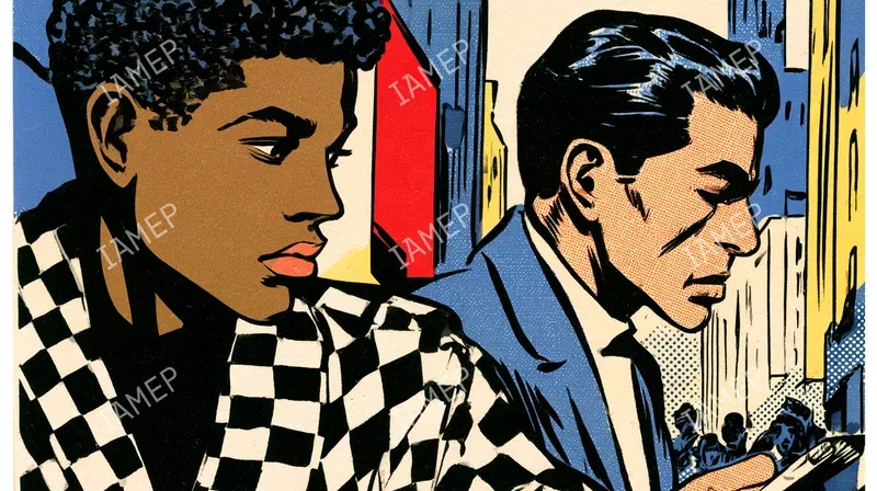 Retro Popcomic Editorial Scenes