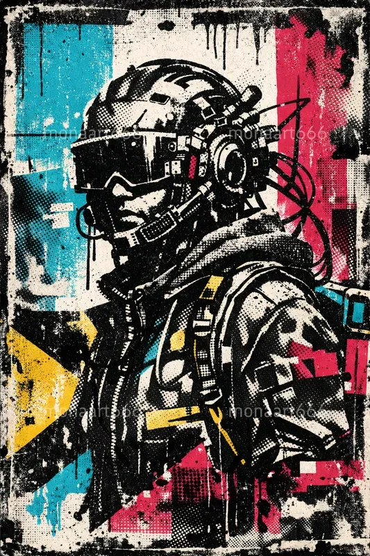 Chromatic Stencil Series