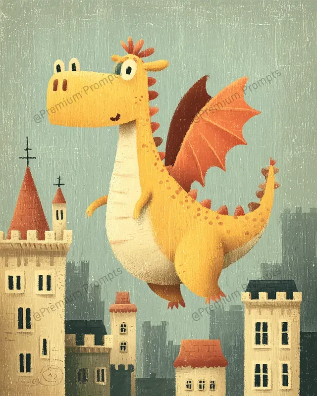 Whimsical Pastel Storybook Illustrations