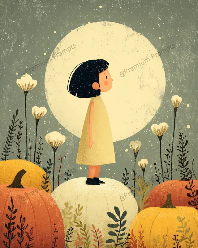 Whimsical Pastel Storybook Illustrations
