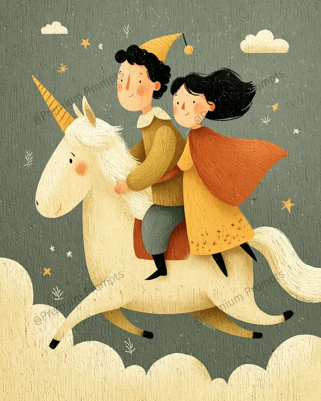 Whimsical Pastel Storybook Illustrations