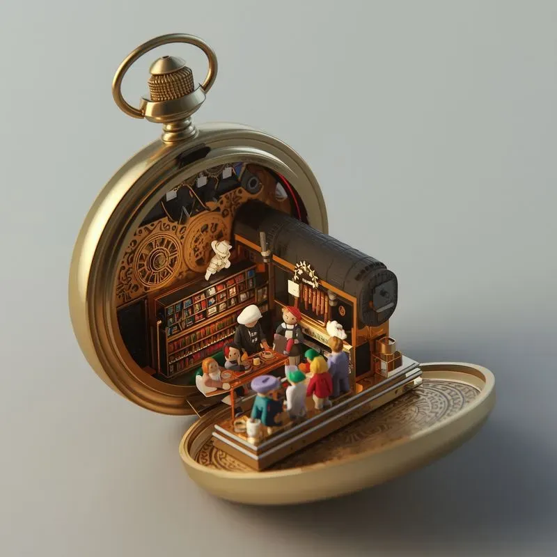 Miniature 3D Isometric Diorama Worlds