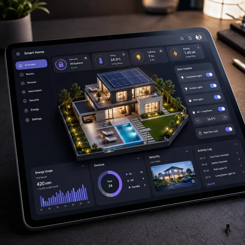 3D Isometric App UI Tablet Mockups