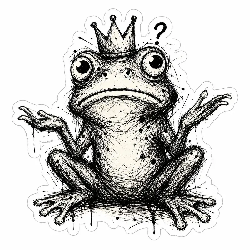 Scribble Sketch Sticker Art