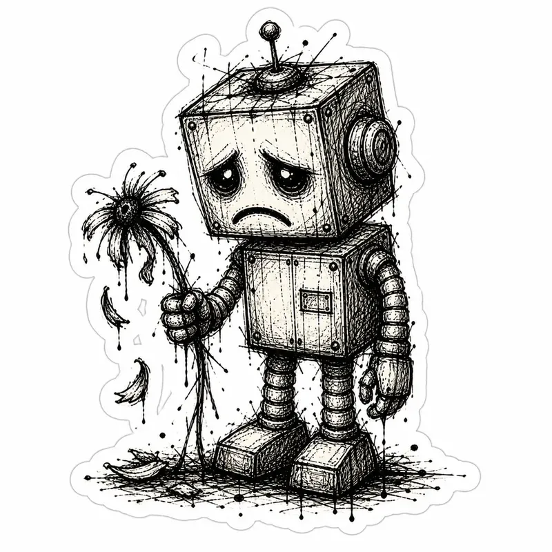 Scribble Sketch Sticker Art