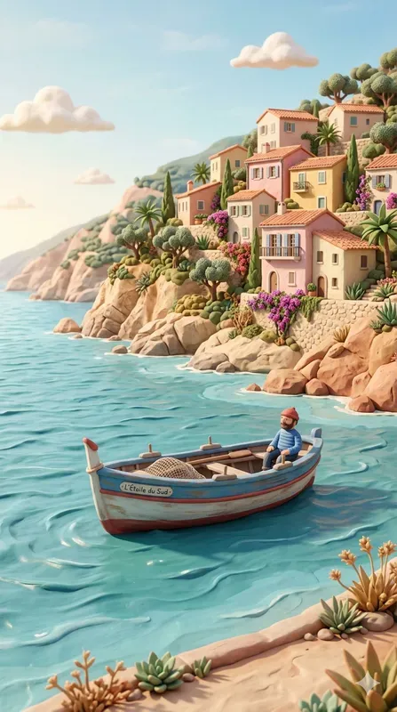 French Riviera 3D Claymation Lives