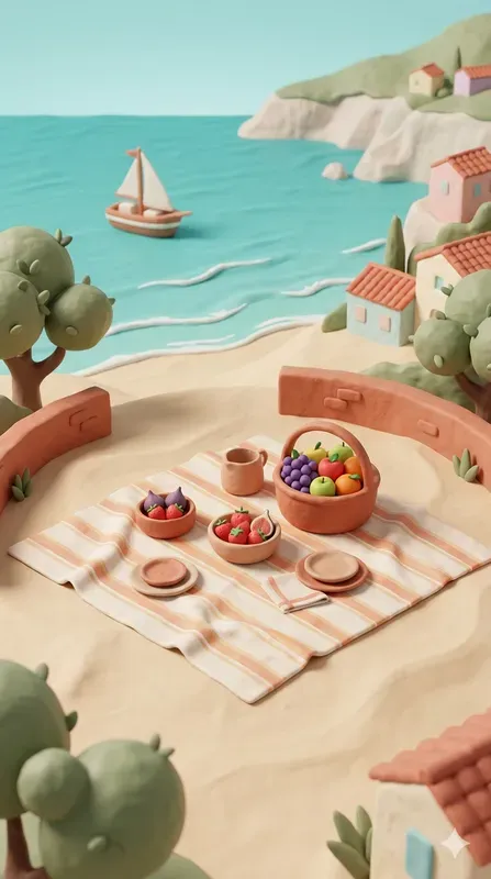 French Riviera 3D Claymation Lives