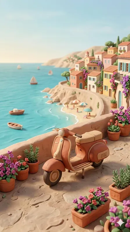 French Riviera 3D Claymation Lives