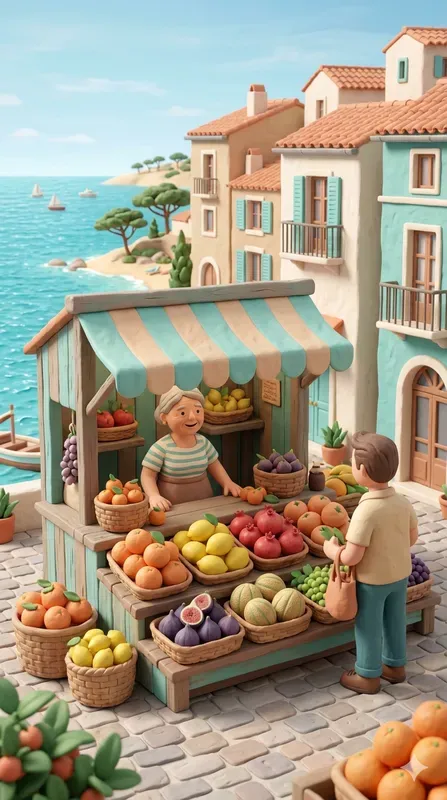 French Riviera 3D Claymation Lives